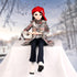 UCanaan BJD Dolls 1/3 SD Fashion Doll 24 Inch 18 Ball Jointed Doll DIY Toys with Full Set Clothes Shoes Wig Makeup, Best Gift for Christmas-Felice